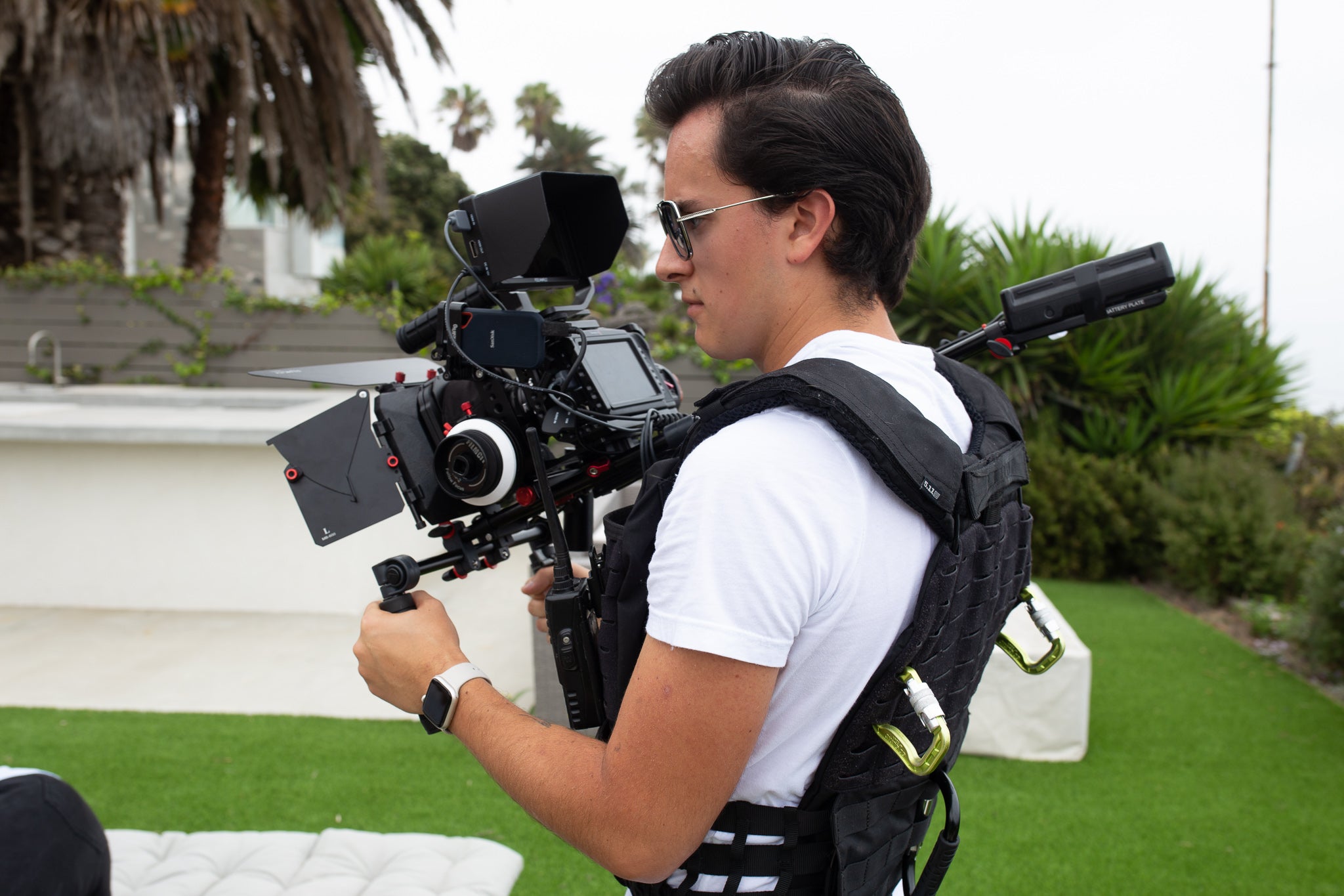 Geronimo Tzikin behind the scenes